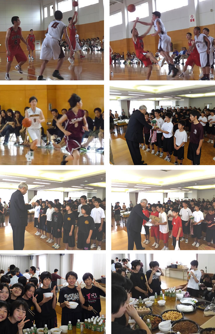 福岡の中学校バスケチームが参加する「福太郎カップ」